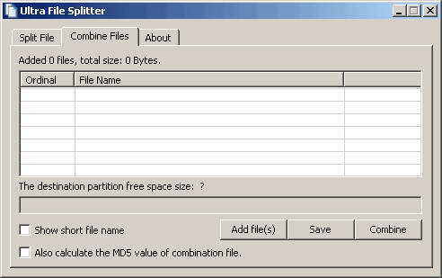 Ultra File Splitter