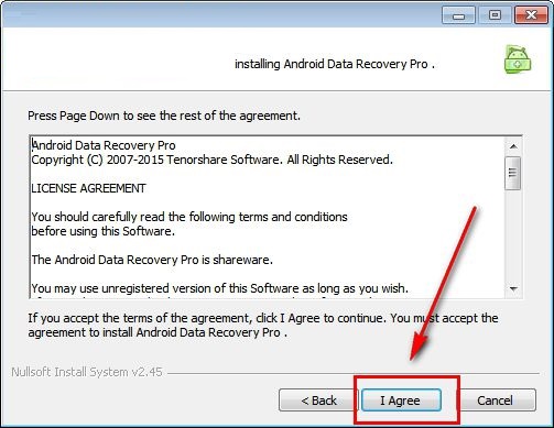 Tenorshare Android Data Recovery Pro