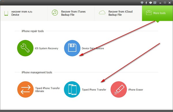 Tipard iOS Data Recovery