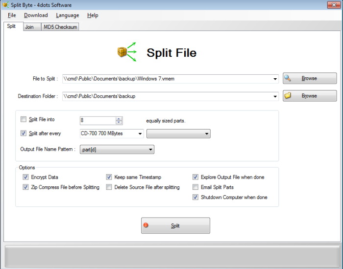 Split Byte