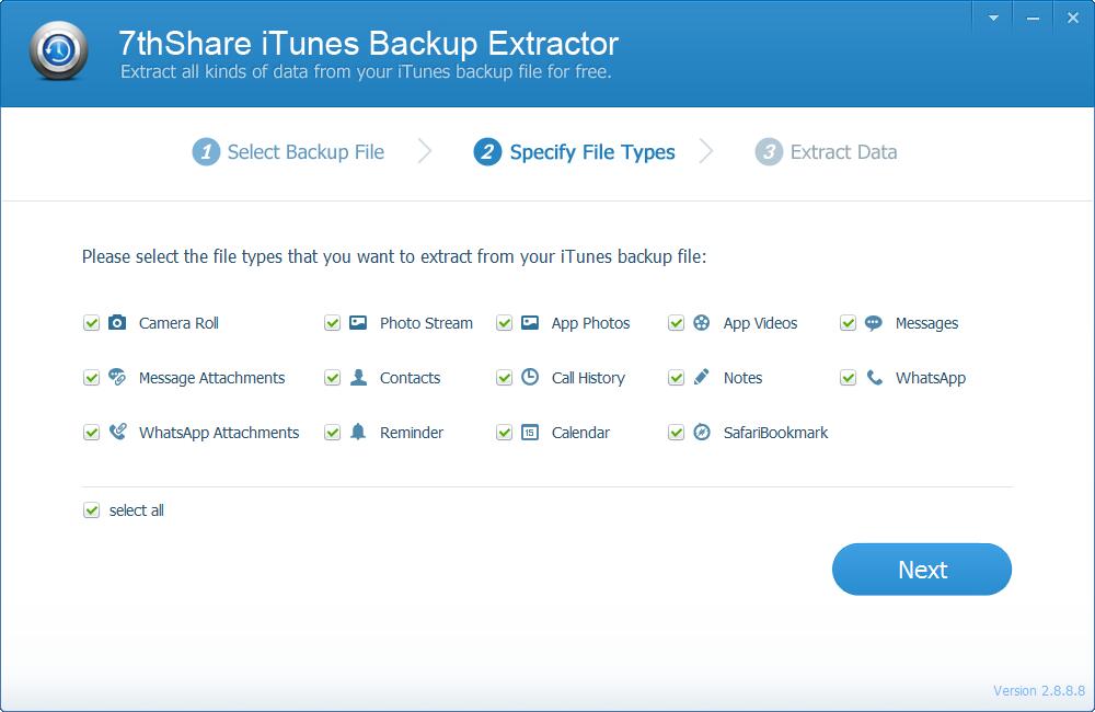 7thShare iTunes Backup Extractor