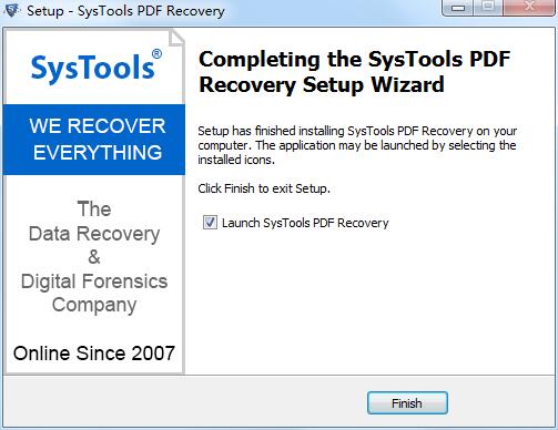 SysTools PDF Recovery