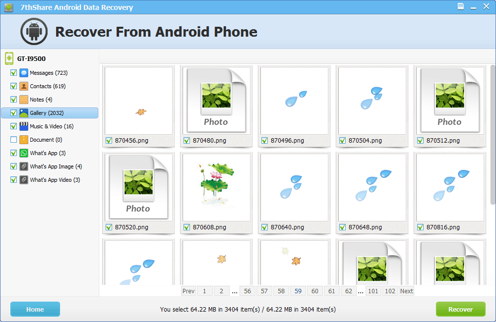 7thShare Android Data Recovery