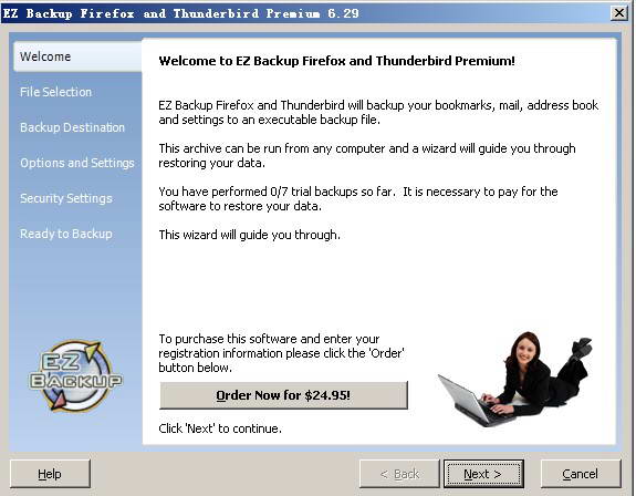 EZ Backup Firefox and Thunderbird Premium