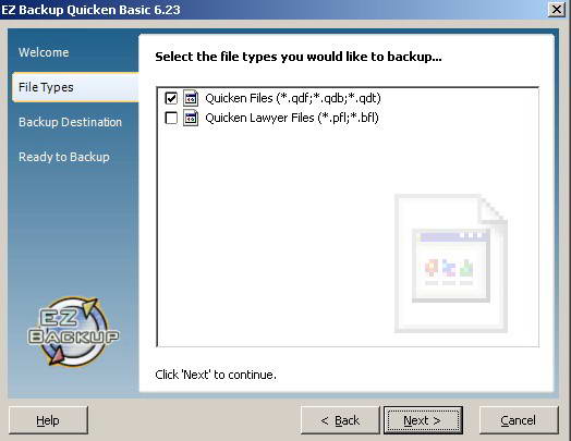 EZ Backup Quicken