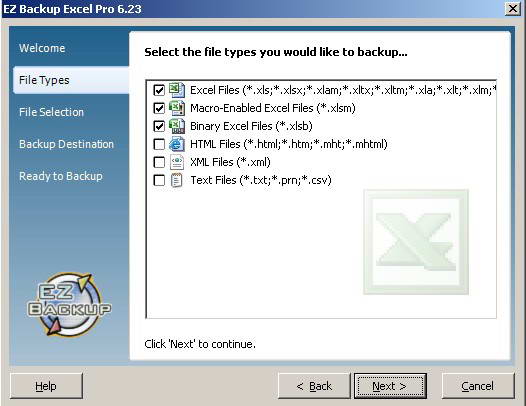 EZ Backup Excel Pro