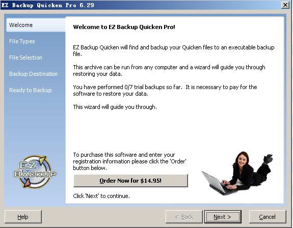 EZ Backup Quicken Pro