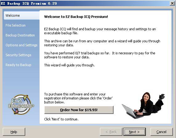 EZ Backup ICQ Premium