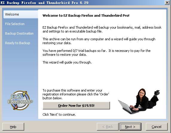 EZ Backup Firefox and Thunderbird Pro