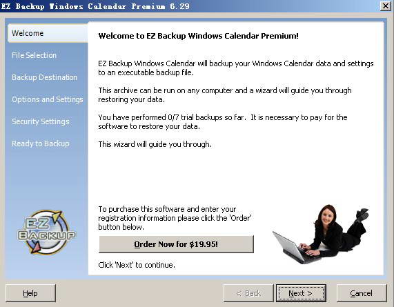 EZ Backup Windows Calendar Premium