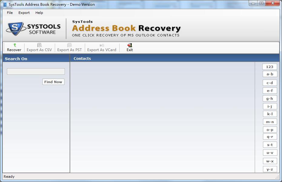 SysTools Address Book Recovery