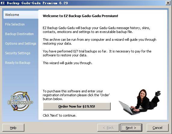 EZ Backup Gadu-Gadu Premium