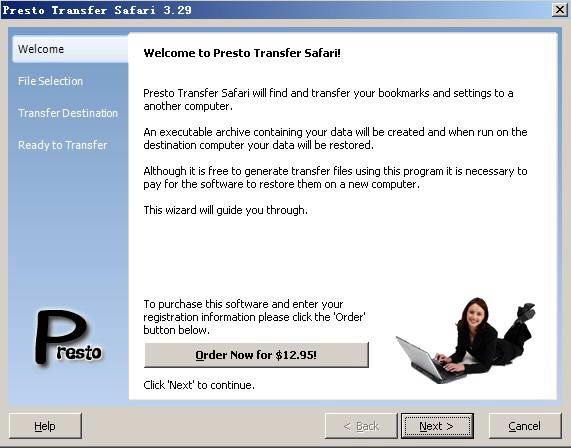 Presto Transfer Safari