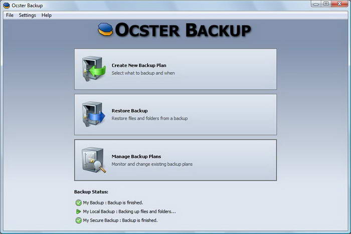 Ocster Backup Free