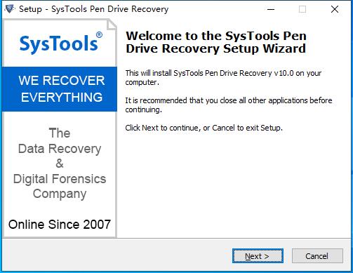 SysTools Pen Drive Recovery