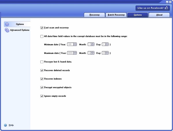 DataNumen SQL Recovery