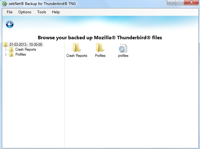 Backup for Thunderbird