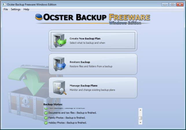 Ocster Backup