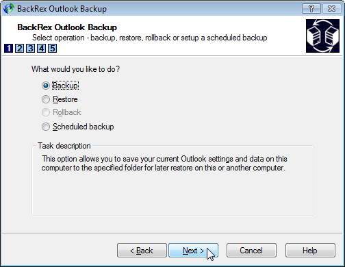 BackRex Outlook Backup