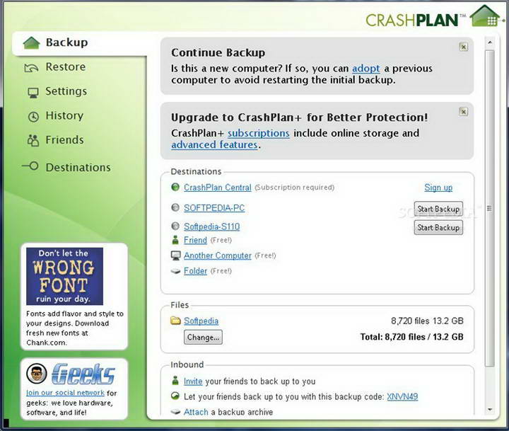 CrashPlan x64