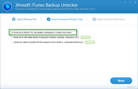 Jihosoft iTunes Backup Unlocker