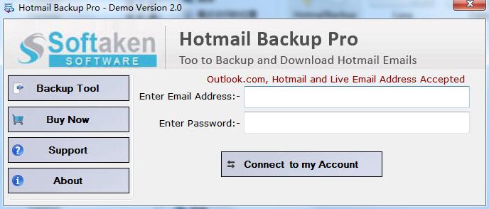 Softaken Hotmail Backup Pro