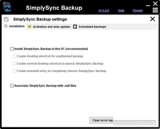 SimplySync Backup