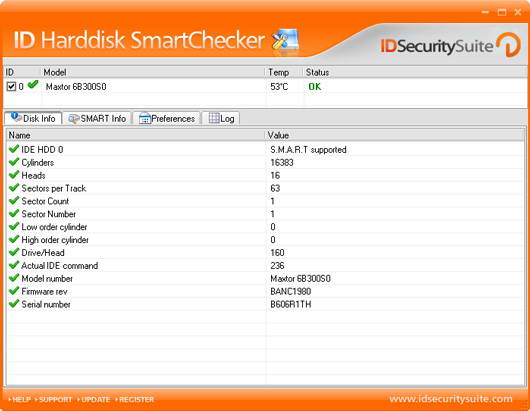 ID Harddisk Smartchecker