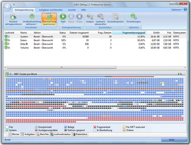 O&O Defrag Professional 64bit