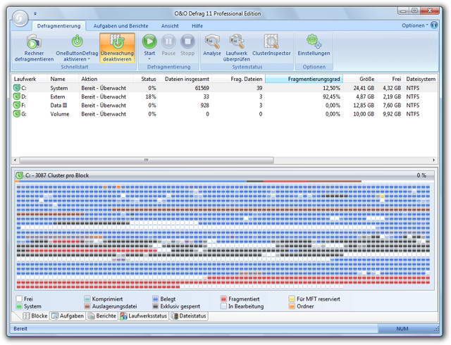 O&O Defrag Professional