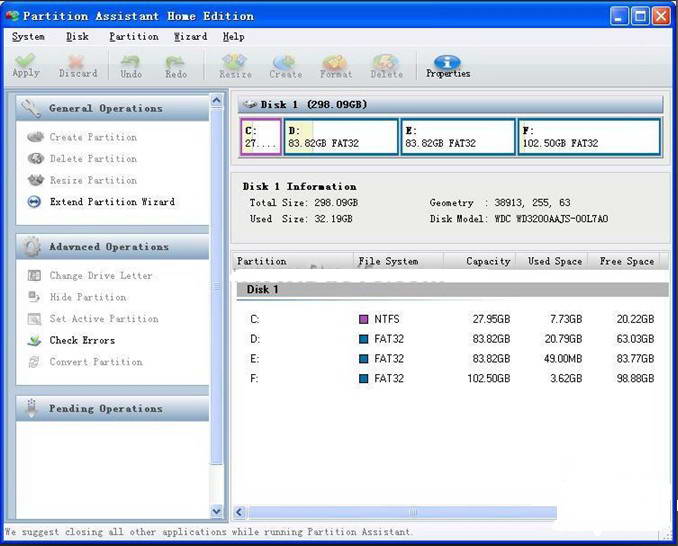 AOMEI Partition Assistant Standard