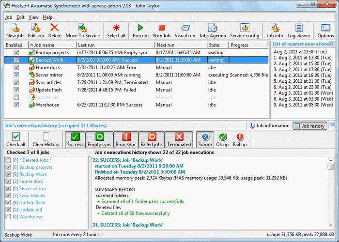 Heatsoft Automatic Synchronizer