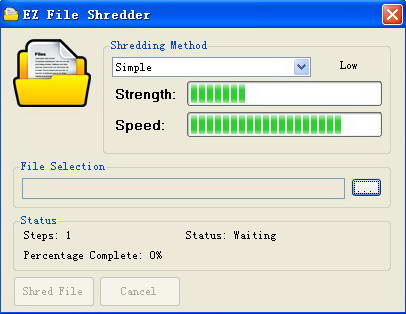 EZ File Shredder