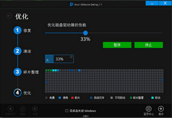 磁盘碎片整理软件AnviUltimate