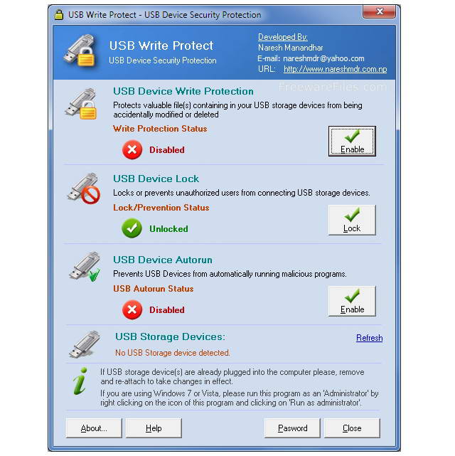 USB Write Protector