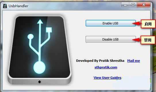 usb禁用启用工具UsbHandler