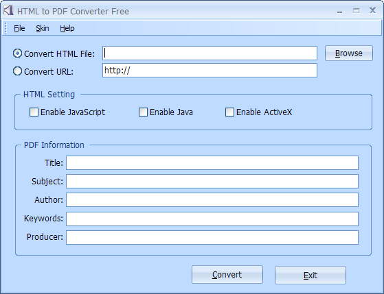 PDFArea HTML to PDF Converter