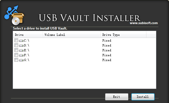 USBVault U盘加密工具