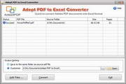 Adept PDF to Excel Converter