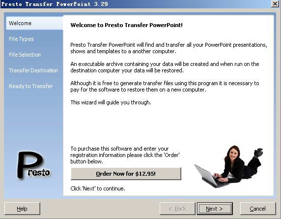 Presto Transfer PowerPoint