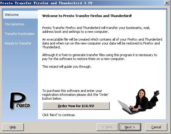 Presto Transfer Firefox and Thunderbird