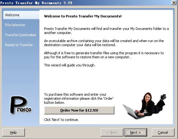 Presto Transfer My Documents