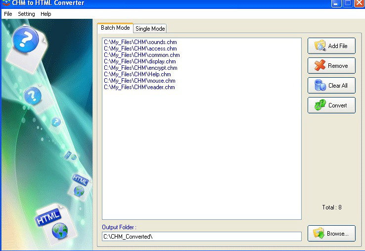 CHM to HTML Converter