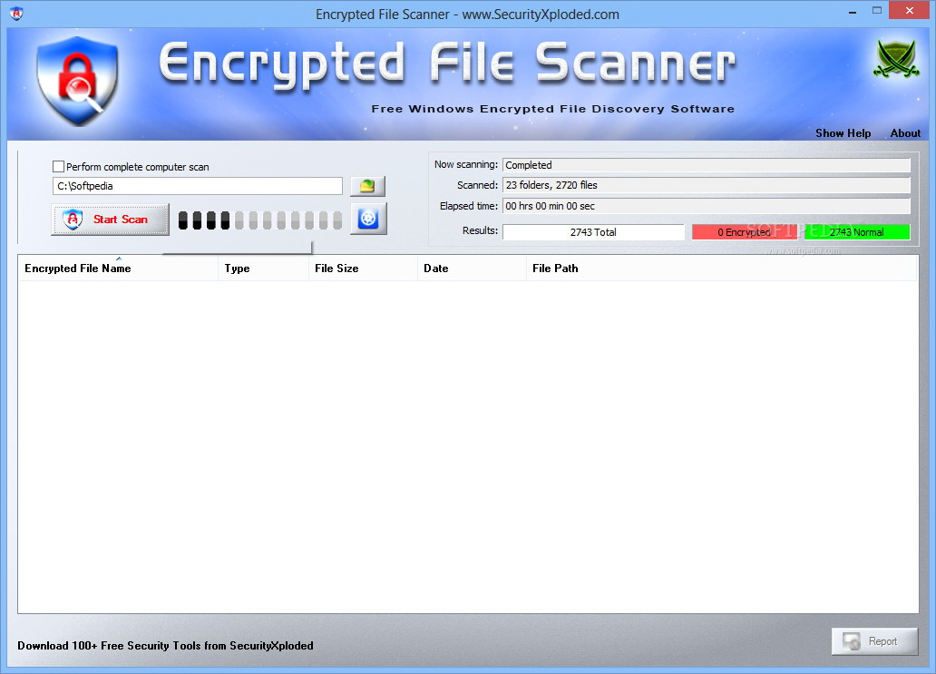 Encrypted File Scanner