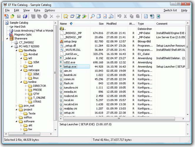 EF File Catalog(64bit)