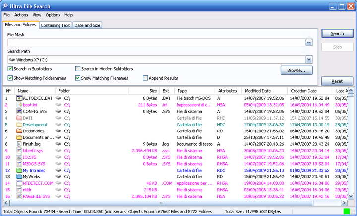 Ultra File Search Lite Portable