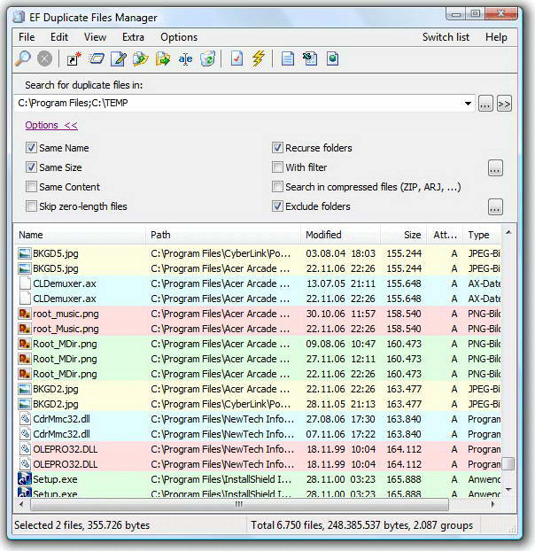 EF Duplicate Files Manager x64