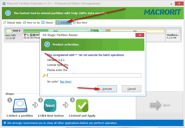 Macrorit Partition Extender