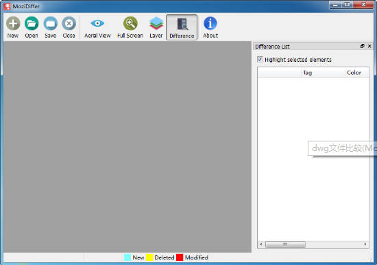 CAD图纸对比软件(MoziDiffer)