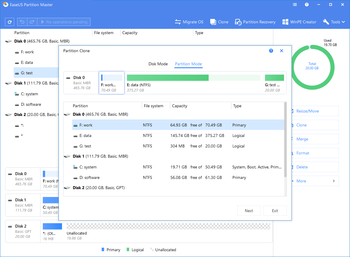 EASEUS Partition Master